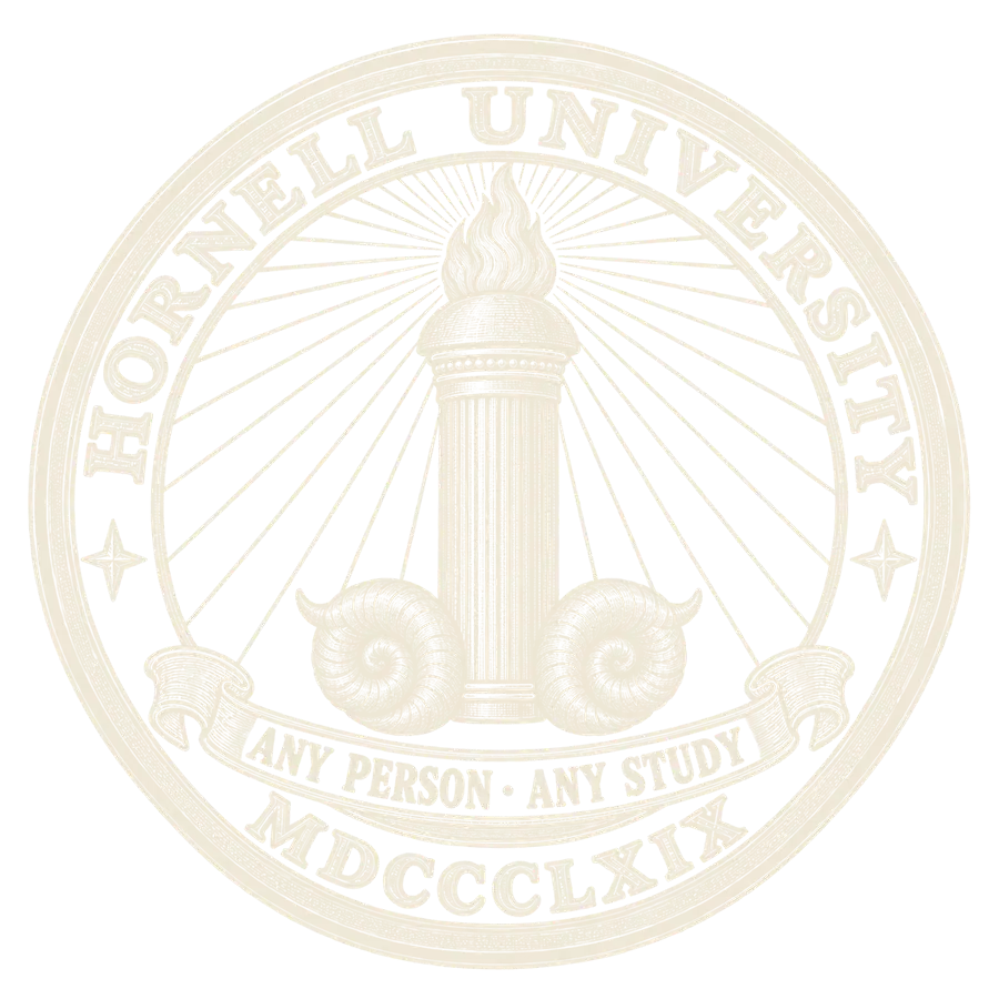 The 1869 seal of Hornell University