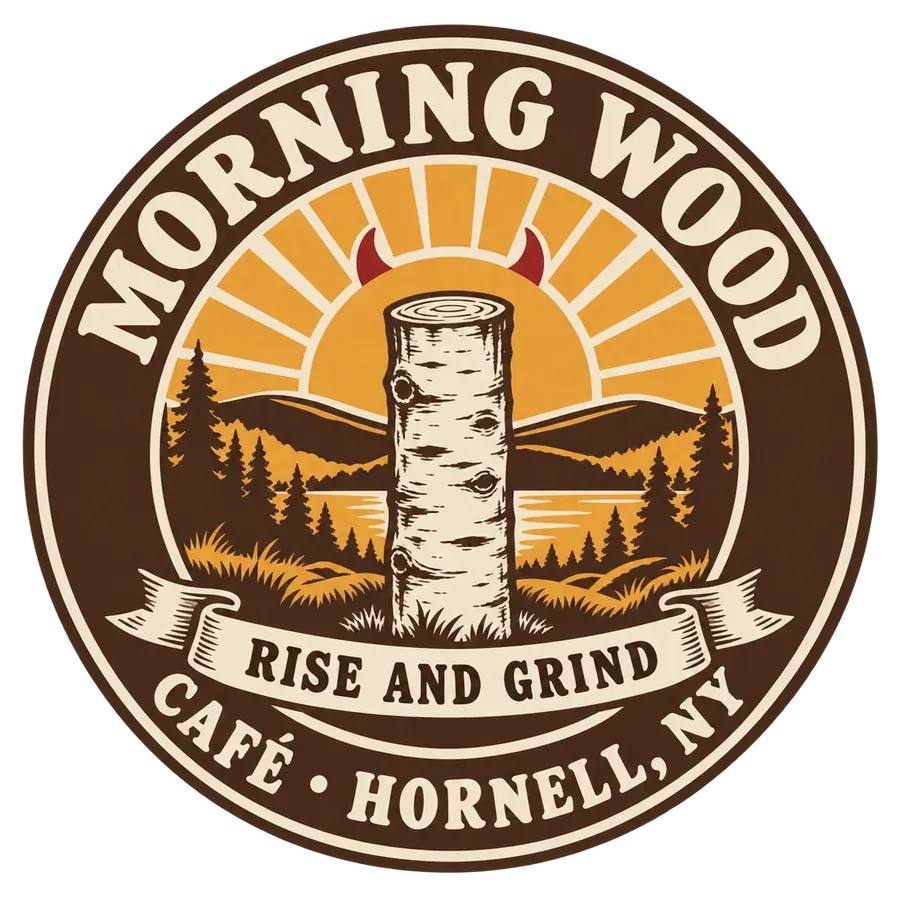 Someone stole the Morning Wood sign